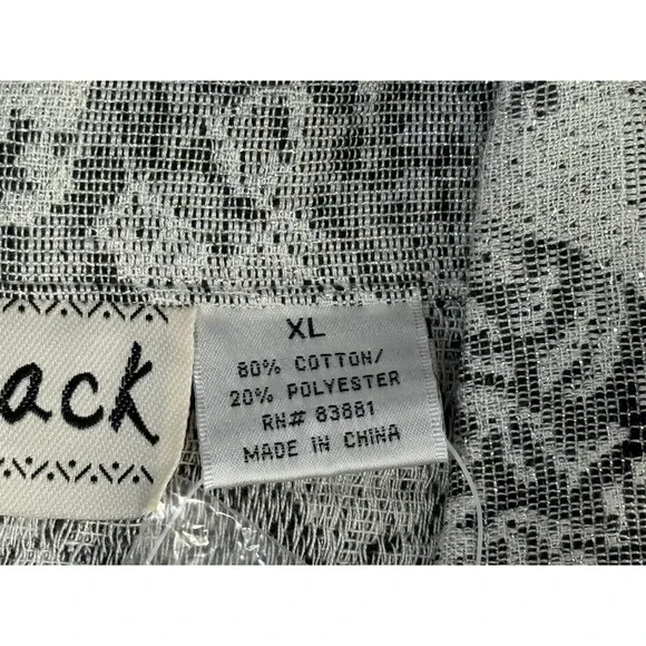 Women's Silvery Floral Brocade Blazer Jacket Size XL Elegant Holiday Corporate - Picture 7 of 12